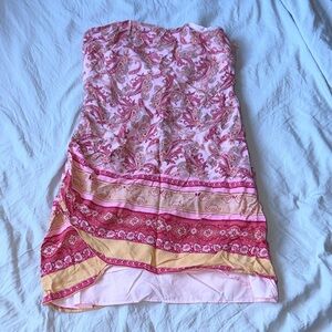 Vici Pink Strapless Dress